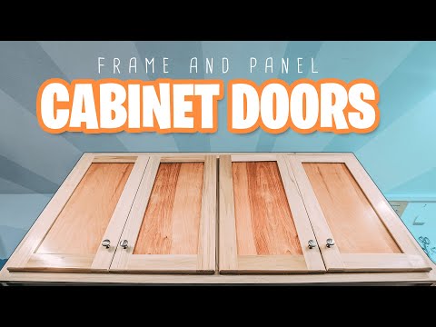 Frame and Panel Cabinet Doors with Table Saw | Beginner Woodworking