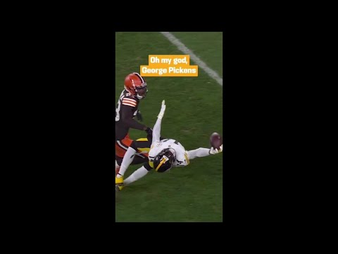 GEORGE PICKENS CATCH OF THE YEAR?