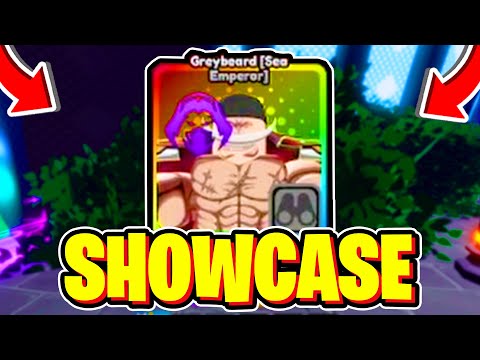 WHITEBEARD EVO SHOWCASE In ANIME REBORN! Roblox (Greybeard Sea Emperor in Anime Reborn)