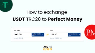 How to Exchange USDT TRC20 to Perfect Money | Exchanger Guide 2024