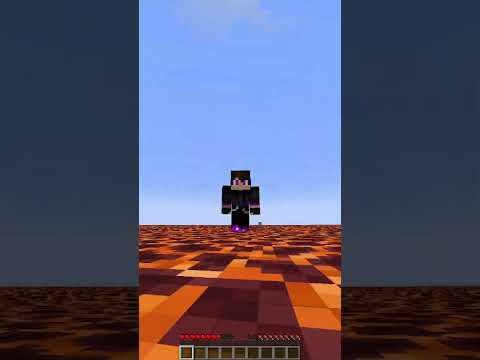 MINECRAFT BUT WORLD IS MAGMA #shorts