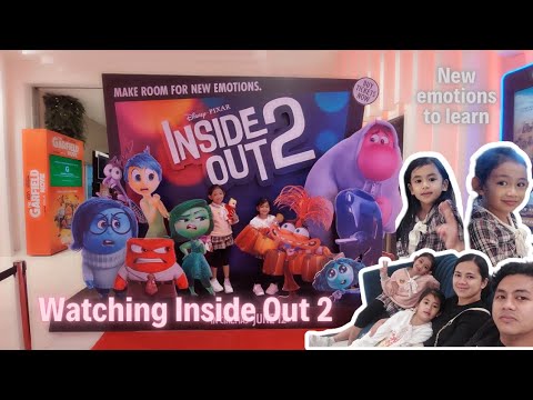 Watching Inside Out 2 with fam #insideout2 #familyvlog