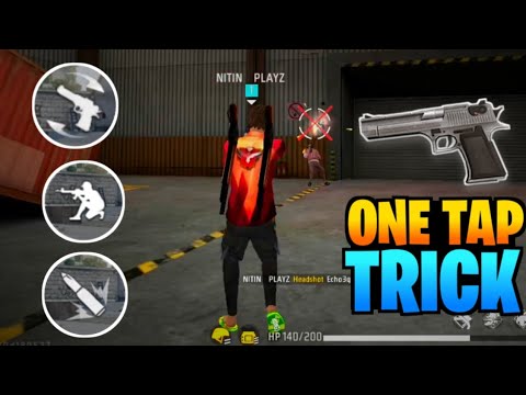 SECRET { DESERT EAGLE } ONE TAP TRICK || FREE FIRE ONE TAP TRICK 🔥