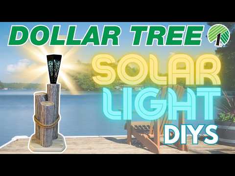 🔆 20 Coastal SOLAR LIGHT Dollar Tree DIYS & Hacks!  Beach Summer 2024