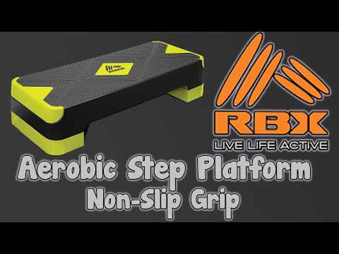 RBX Aerobic Step Platform with Non-Slip! Save Your Ankles! They'll Appreciate You!