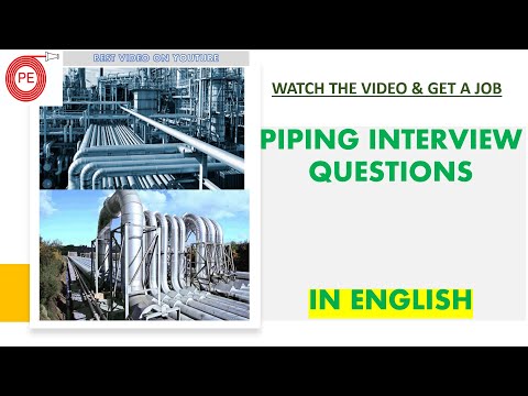 Lead Piping Engineer Interview Questions| welding interview questions |oil & gas piping interview