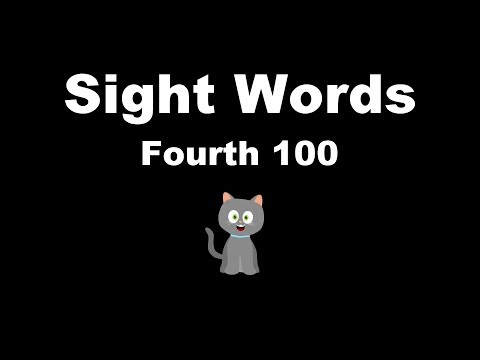 Sight Words: Fourth 100 - Fry Instant Words - The Kids' Picture Show (Educational Learning Video)