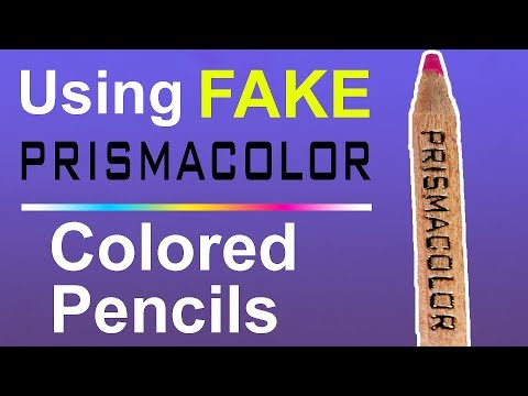 USING FAKE PRISMACOLOR PENCILS (Counterfeit supplies)