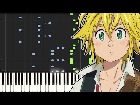 Nanatsu no Taizai S2 OP -  Howling (piano tutorial)