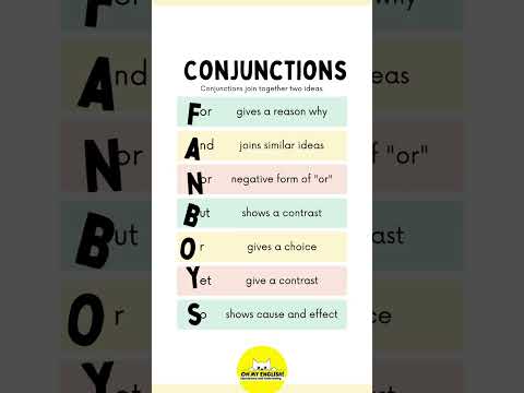 Conjunctions in English #learnenglish