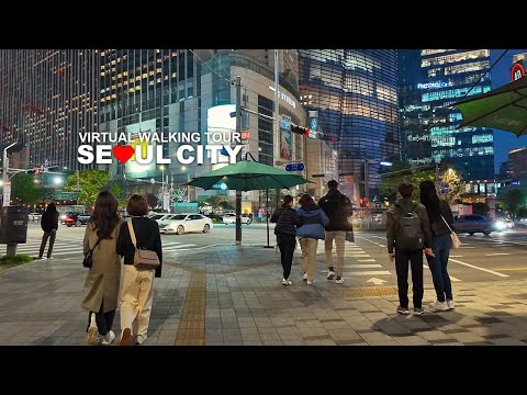 [Full Version] Seoul Evening Walk around Downtown Gwanghwamun Square, Jongno, Euljiro, South Korea