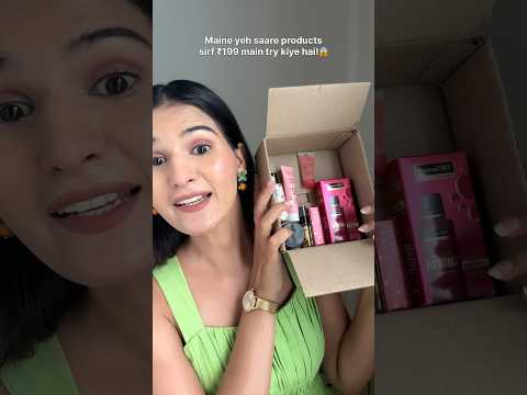 I tried SOOO many products at just ₹199! ||Swati Rathi #smyttenhaul #smytten #viral #shorts