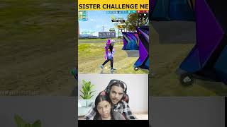 My Sister Challenge me for 1 vs 4 Clutch😱 #viralvideo #lakagaming #freefireshorts