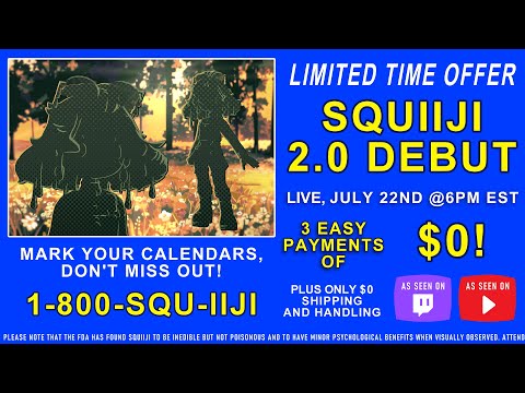 🍄 Get in here, it's SQUIIJI's 2.0 DEBUT 🔴Live!