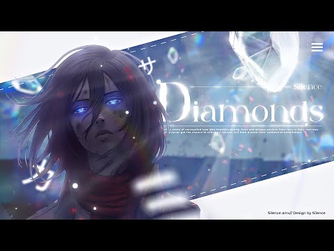 DIAMONDS  - Mikasa  Attack on Titan - [AMV/Edit] 4K