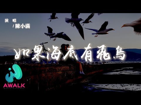 陳小滿 - 如果海底有飛鳥『那我們繞啊繞，是否也能再遇到。』【動態歌詞 | Pinyin Lyrics】【AWALK MUSIC】