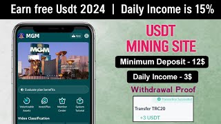 mgm2024.net | New Usdt Mining App | Usdt Investment Site 2024 | Earn Usdt daily | Best Earning site