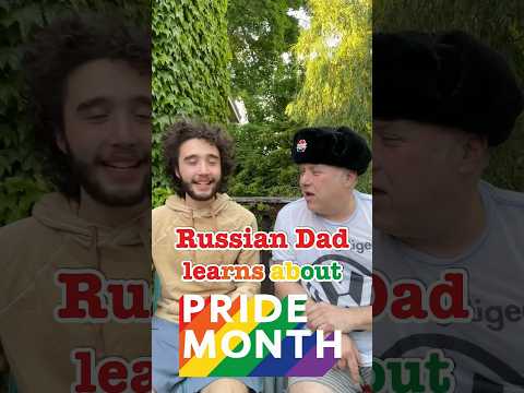 Russian Dad learns about Pride Month #crazyrussiandad #pride #pridemonth #russian #immigrantparents