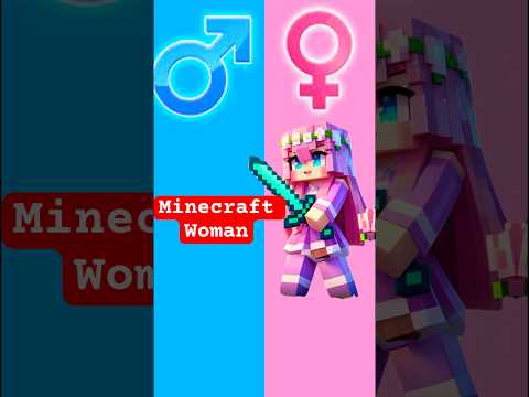 Minecraft woman #minecraft #minecraftmemes #minecraftshor #minecraftshorts