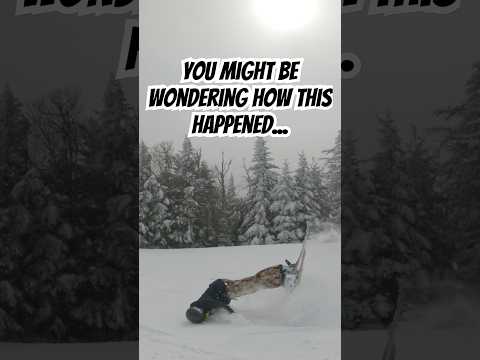 How did this happen? #skiing #ski #fail