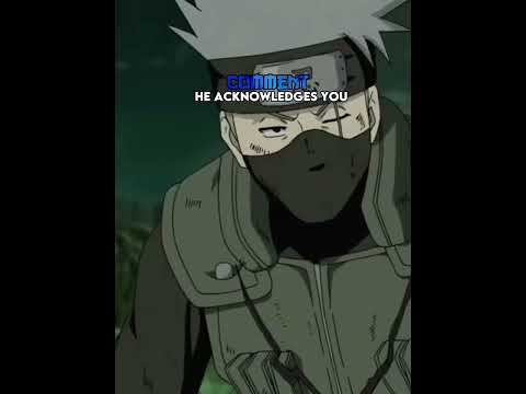 You meet Kakashi what happens #naruto