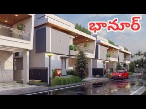 Gated community triplex villas for sale in bhanur near patancheru || urban commune