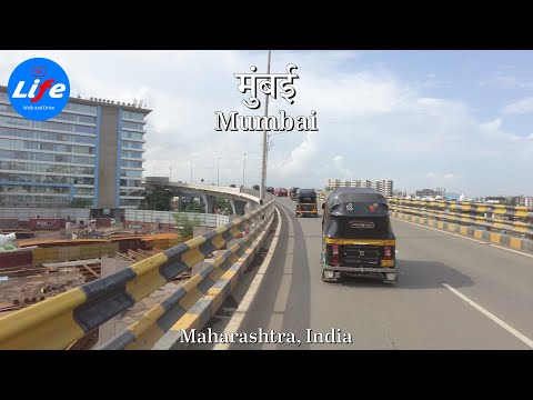 Mumbai City Ride - Santacruz Chembur Link Road 4K HDR