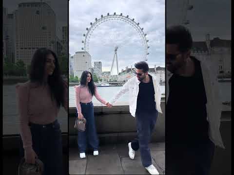 Sarah khan with husband on vacation in London #sarahkhanofficial #youtubeshorts