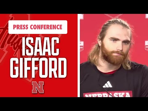 Nebraska Football DB Isaac Gifford speaks following 27-20 loss vs UCLA I HuskerOnline I GBR