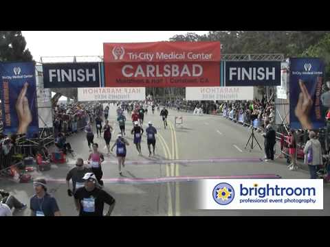 2012 Carlsbad Half Marathon Finish Line