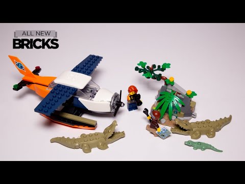 Lego City 60425 Jungle Explorer Water Plane Speed Build