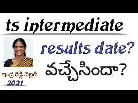 Ts inter results 2021 ||Ts intermediate results 2021 date || telanga inter results  2021 || PTT