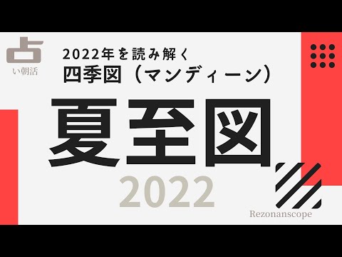 マンディーン（四季図）を使って2022年の夏至図を読みました