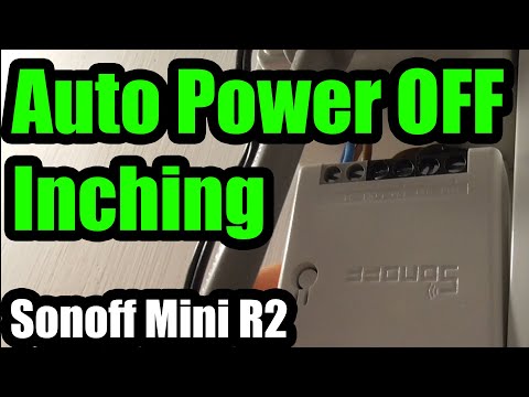 How to Automatically power OFF a Wi-Fi switch (Inching, Sonoff Mini R2, eWeLink, Android app)