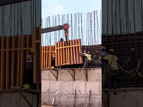 Delhi - Katra fly over Supporting Structure Working visuals | #shorts