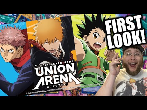 First Look at Bandai's NEW Anime Card Game! Union Arena TCG Opening!