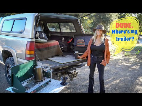 TRUCK CAMPING & COOKING In My NO BUILD Truck Camper Set-Up