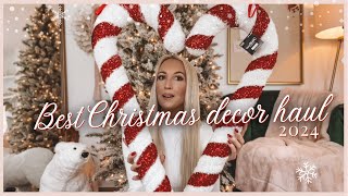 I Found the BEST Christmas Decor 2024 at HomeGoods, Hobby Lobby and At Home! 🎄 Christmas decor Haul