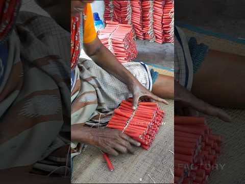 100 wala crackers Manufacturing Process#crackers #sivakasicrackerstesting #crackersmaking #factory