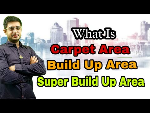 What is Carpet area | build up area | super buildup area