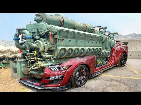 Crazy Unique Big Engines Startup Sound That Will Amaze You / Homemade Inventions