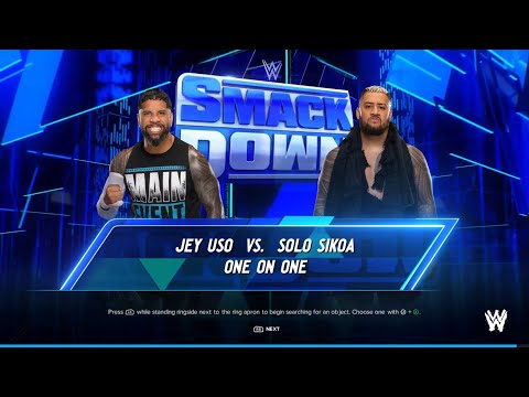 WWE 2K24 JEY USO VS. SOLO SIKOA