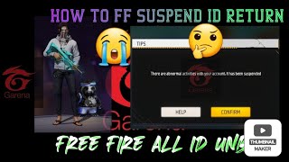 how🤔 to ff suspend id return|কিভাবে ff suspend হয়ে যাওয়া  আইডি ফিরে আনবেন |সম্পূর্ণ ভিডিও দেখবেন। 😊