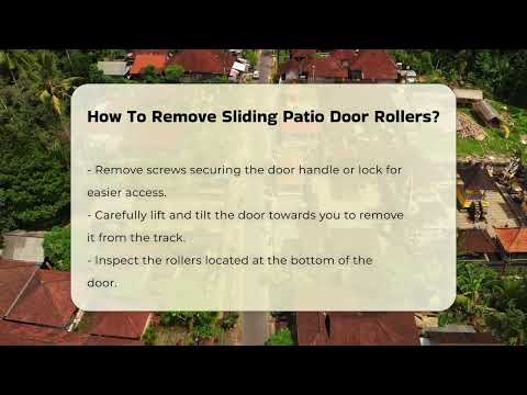 How To Remove Sliding Patio Door Rollers? - CountyOffice.org