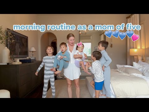 weekend morning routine as a mom of five 🤍