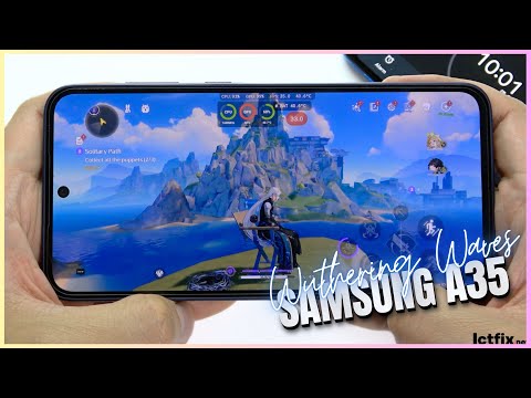 Samsung Galaxy A35 Wuthering Waves Gaming test Update | Exynos 1380, 120Hz Display