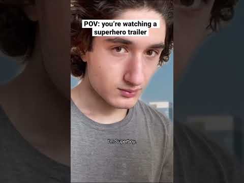 Superhero movie trailers be like #shorts #comedy #funny