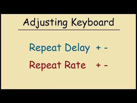 Fixing Keyboard Double Typing: Adjusting Delay and Repeat Rate