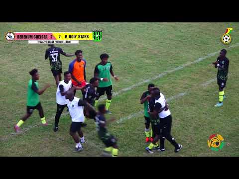 BEREKUM CHELSEA 2 : 2 BASEKE HOLY STARS - 2024/25 GHANA PREMIER LEAGUE HIGHLIGHTS