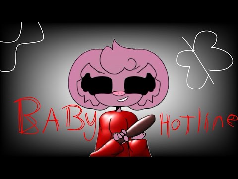 Baby Hotline|| meme || Piggy (lazy?)